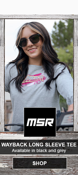 MSR wayback long sleeve tee, available in black and grey, SHOP